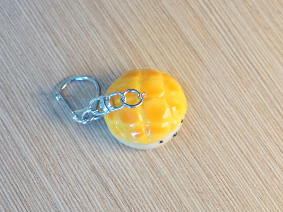 Pineapple Bun Keychain