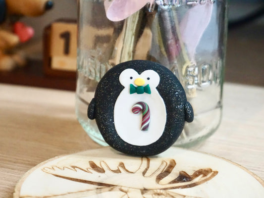 Candy Cane Worry Stone