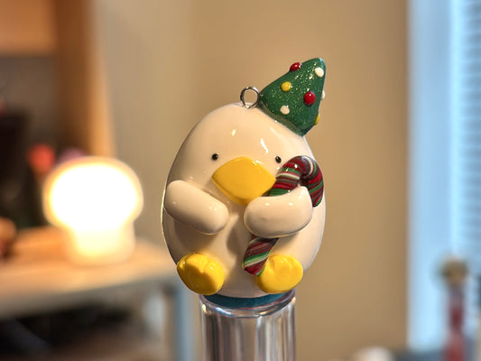 Christmas Duck Keychain