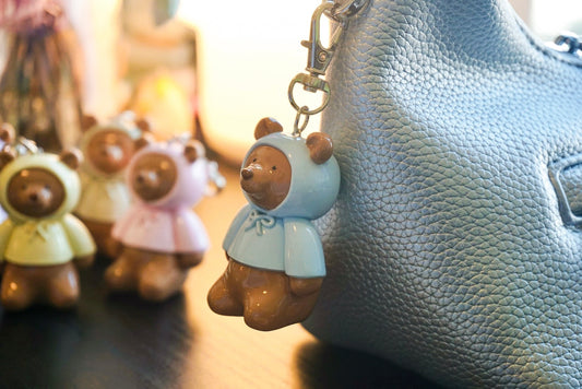 Hoodie Bear Desk Buddy/Keychain